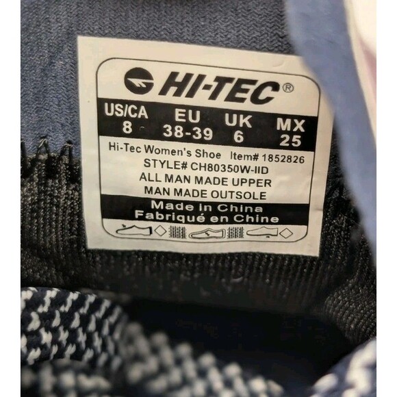 Hi-Tec Women's Trail Running Shoes Lace Up Sneaker item 1852826 Size 8 - Picture 10 of 10